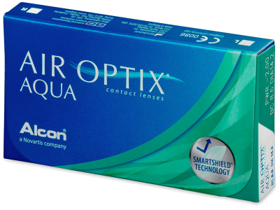 Air Optix Aqua (3 lente) - Monthly contact lenses