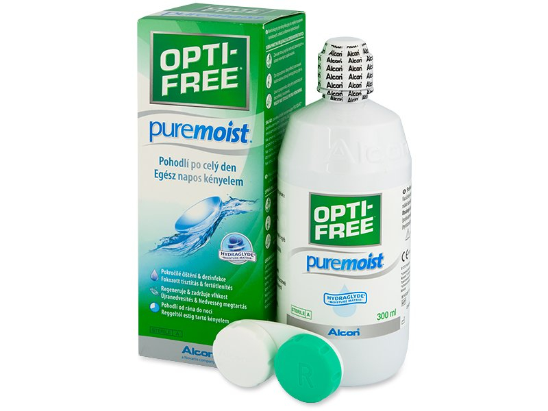 OPTI-FREE PureMoist solucion 300 ml  - Cleaning solution