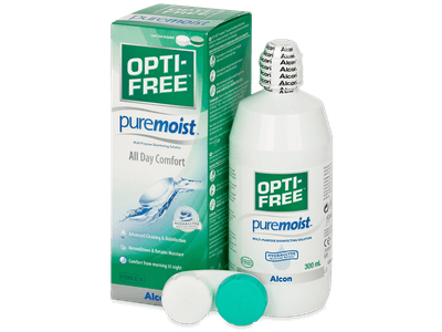 OPTI-FREE PureMoist solucion 300 ml - Cleaning solution