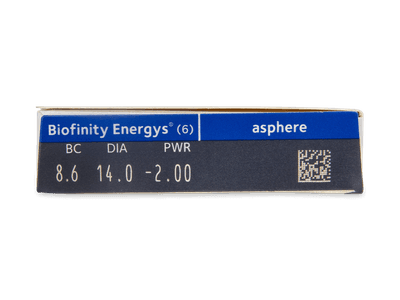 Biofinity Energys (6 lente) - Attributes preview