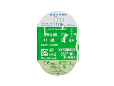 Biotrue ONEday për Astigmatism (90 lente) - Blister pack preview