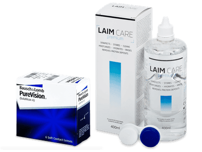 PureVision (6 lente) + Laim-Care Solucion 400ml