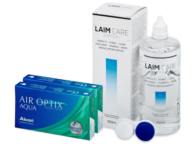 Air Optix Aqua (2x3 lente) + Laim-Care Solucion 400ml