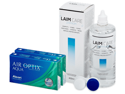Air Optix Aqua (2x3 lente) + Laim-Care Solucion 400ml