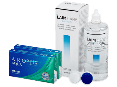 Air Optix Aqua (2x3 lente) + Laim-Care Solucion 400ml