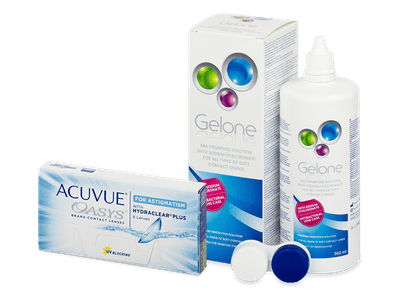 Acuvue Oasys for Astigmatism (6 lente) + Gelone Solucion 360 ml
