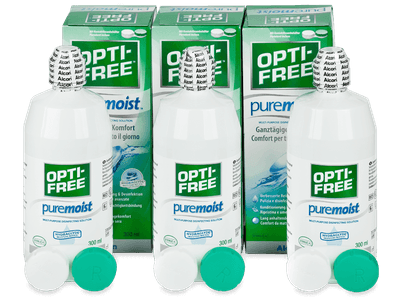 OPTI-FREE PureMoist solucion 3 x 300 ml 