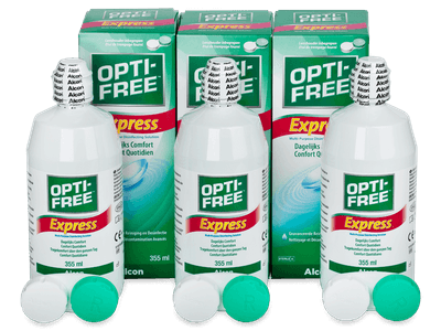 OPTI-FREE Express solucion 3 x 355 ml - Economy 3-pack - solution