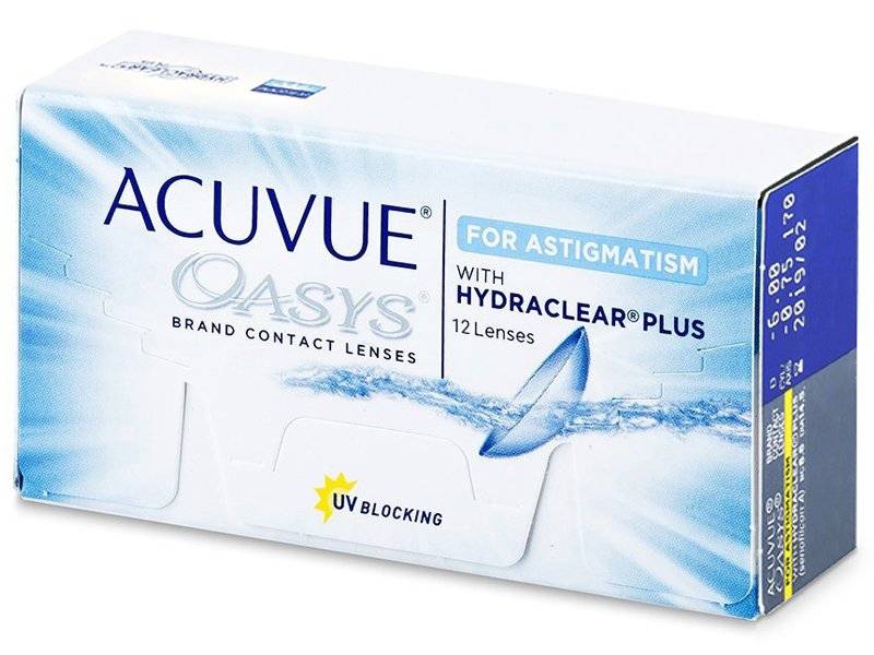Acuvue Oasys for Astigmatism (12 lente) - Toric contact lenses