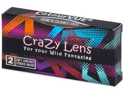 ColourVUE Crazy Lens - BlackOut - Lente me Ngjyre (2 lente) - Ky produkt është disponibël edhe në këtë format