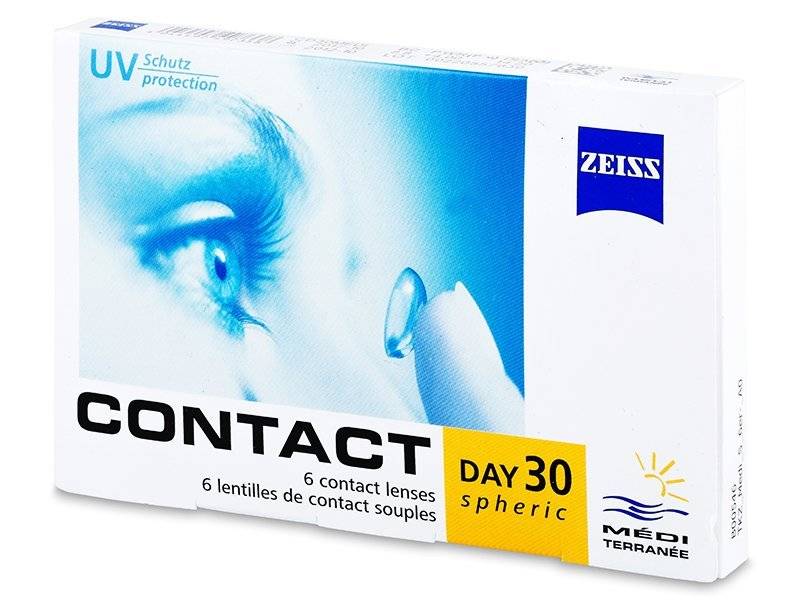 Carl Zeiss Contact Day 30 Spheric (6 lente) - Monthly contact lenses