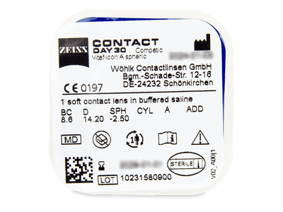 Carl Zeiss Contact Day 30 Compatic (6 lente) - Blister pack preview