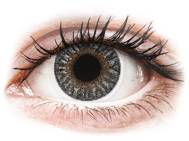 TopVue Color - Grey - Lente me Ngjyre & Optike (2 lente) - Coloured contact lenses