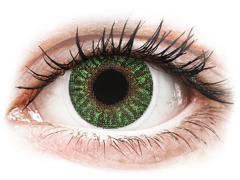 TopVue Color - Green - Lente me Ngjyre & Optike (2 lente) - Coloured contact lenses