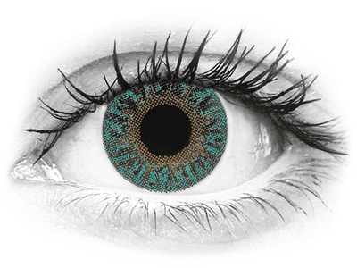 TopVue Color - Turquoise - Lente me Ngjyre (2 lente)