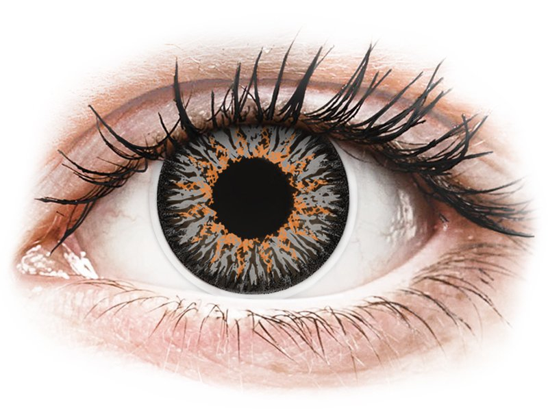 ColourVUE Glamour Grey - Lente me Ngjyre & Optike (2 lente) - Coloured contact lenses