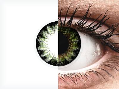 ColourVUE BigEyes Party Green - Lente me Ngjyre (2 lente)