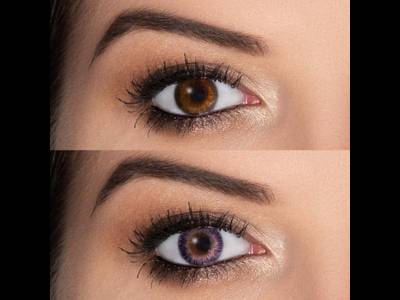 ColourVUE 3 Tones Violet - Lente me Ngjyre (2 lente)