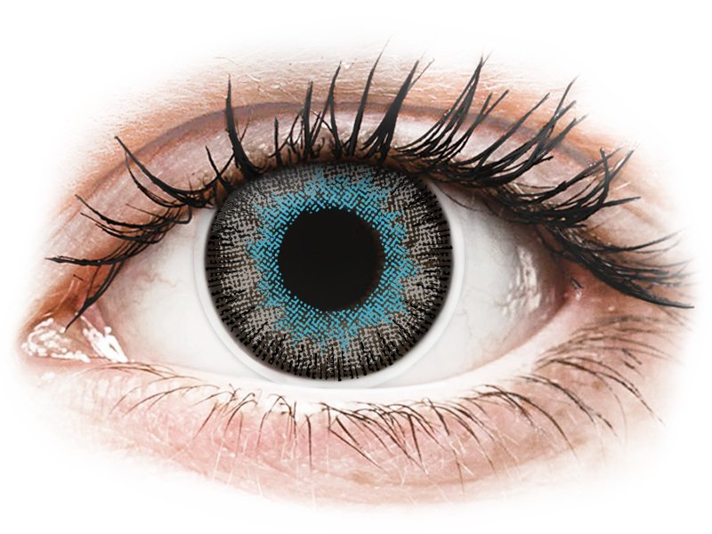 ColourVUE Fusion Blue Gray - Lente me Ngjyre & Optike (2 lente) - Coloured contact lenses