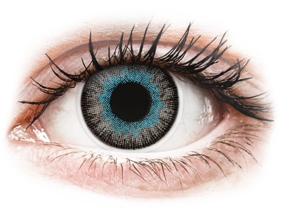 ColourVUE Fusion Blue Gray - Lente me Ngjyre (2 lente) - Coloured contact lenses