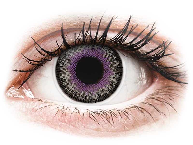 ColourVUE Fusion Violet Gray - Lente me Ngjyre (2 lente) - Coloured contact lenses