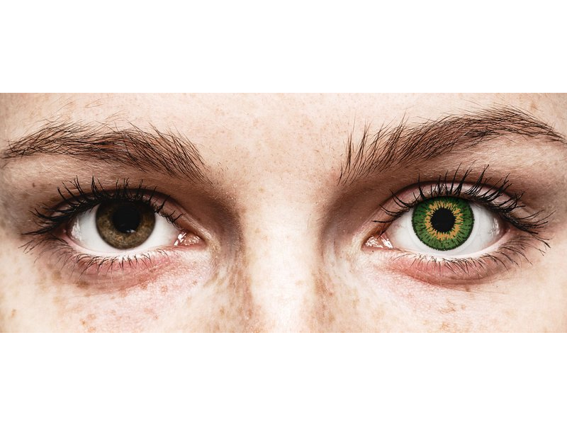 Expressions Colors Green - Lente me Ngjyre & Optike (1 lente)
