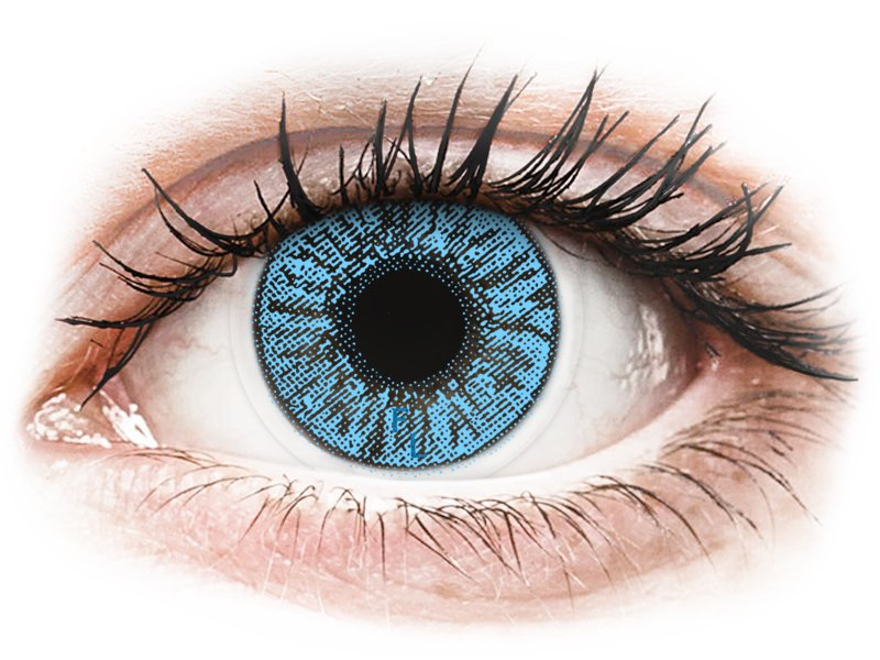 FreshLook Colors Sapphire Blue - Lente me Ngjyre & Optike (2 lente) - Coloured contact lenses