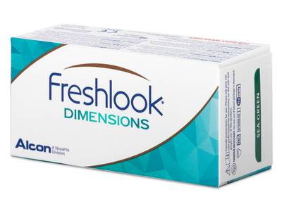 FreshLook Dimensions Pacific Blue - Lente me Ngjyre & Optike (6 lente)