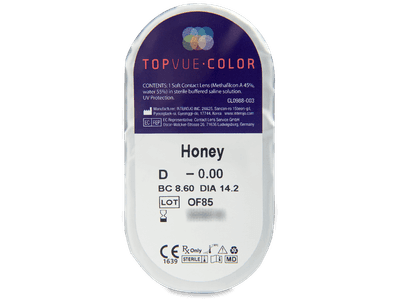 TopVue Color - Honey - Lente me Ngjyre (2 lente) - Blister pack preview