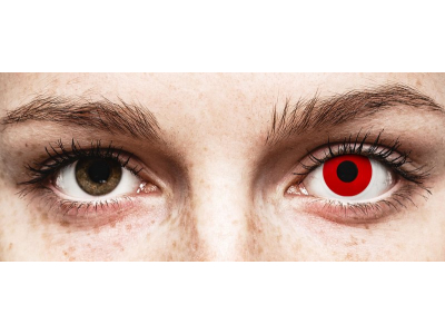 ColourVUE Crazy Lens - Red Devil - Lente kozmetike ditore (2 lente)