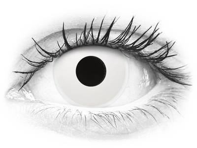 ColourVUE Crazy Lens - Whiteout - Lente kozmetike ditore (2 lente)