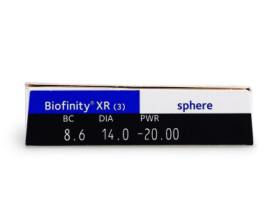 Biofinity XR (3 lente) - Attributes preview