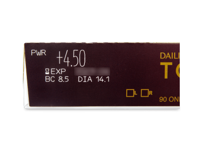 Dailies TOTAL1 (90 lente) - Attributes preview