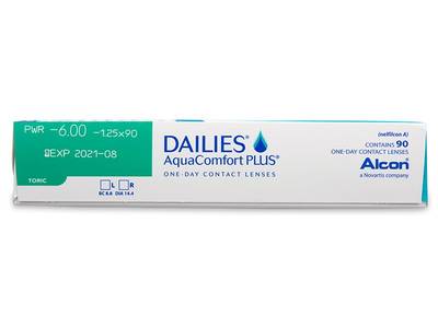 Dailies AquaComfort Plus Toric (90 lente) - Attributes preview