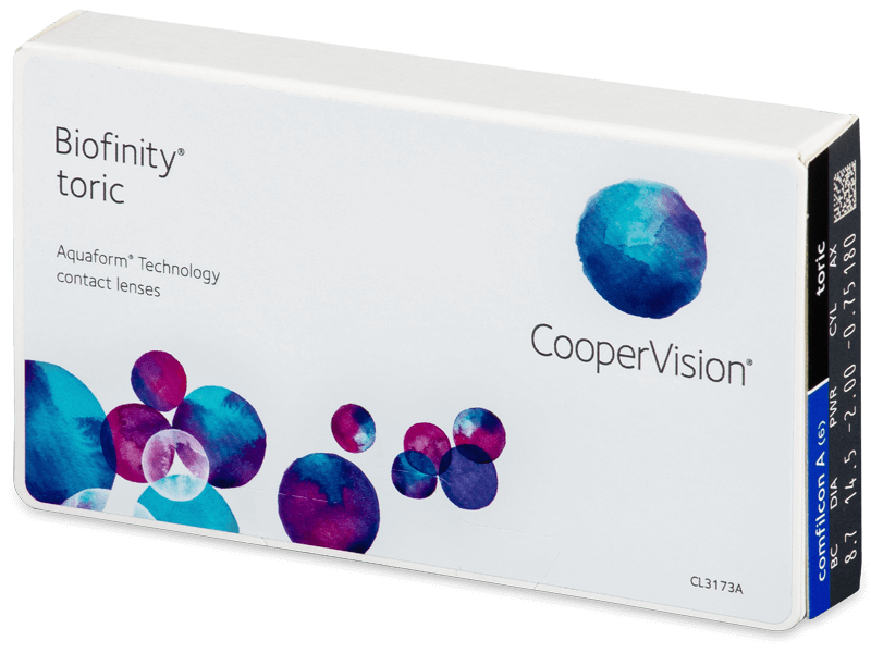 Biofinity Toric (6 lente) - Toric contact lenses