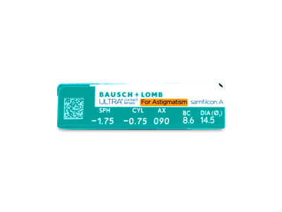 Bausch + Lomb ULTRA for Astigmatism (6 lente) - Attributes preview