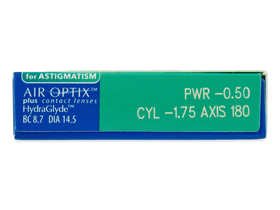 Air Optix plus HydraGlyde for Astigmatism (3 lenses) - Attributes preview