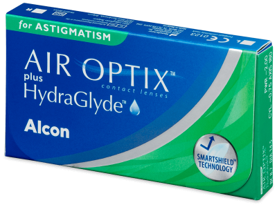 Air Optix plus HydraGlyde for Astigmatism (3 lenses) - Monthly contact lenses