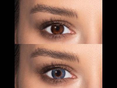 ColourVUE 3 Tones Aqua - Lente me Ngjyre (2 lente)