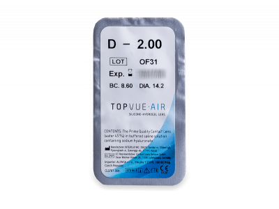 TopVue Air (6 lente) - Blister pack preview