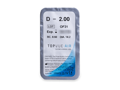 TopVue Air (6 lente) - Blister pack preview