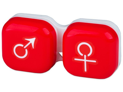 Kuti per Lente mashkull & femer - e kuqe 