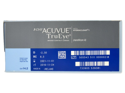 1 Day Acuvue TruEye (180 lente) - Attributes preview