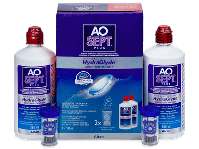 AO SEPT PLUS HydraGlyde Solucion 2 x 360 ml
