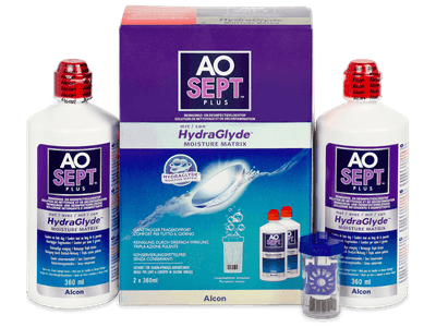 AO SEPT PLUS HydraGlyde Solucion 2 x 360 ml