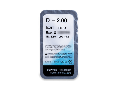 TopVue Premium (6 lente) - Blister pack preview
