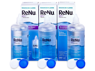 ReNu MPS Sensitive Eyes solution 3 x 360 ml - Previous design