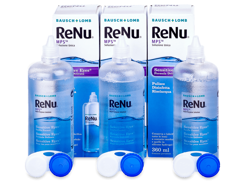 ReNu MPS Sensitive Eyes solucion 3 x 360 ml thumbnail 2