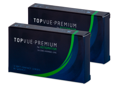 TopVue Premium for Astigmatism (6 lente) - Toric contact lenses