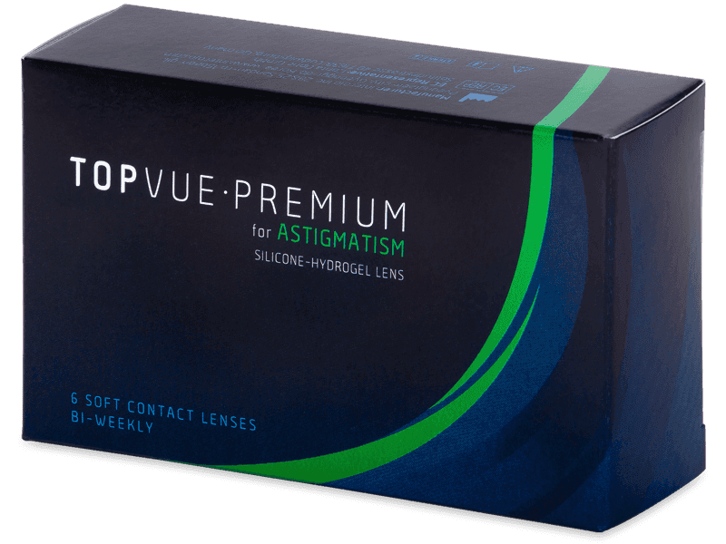 TopVue Premium for Astigmatism (6 lente) - Toric contact lenses